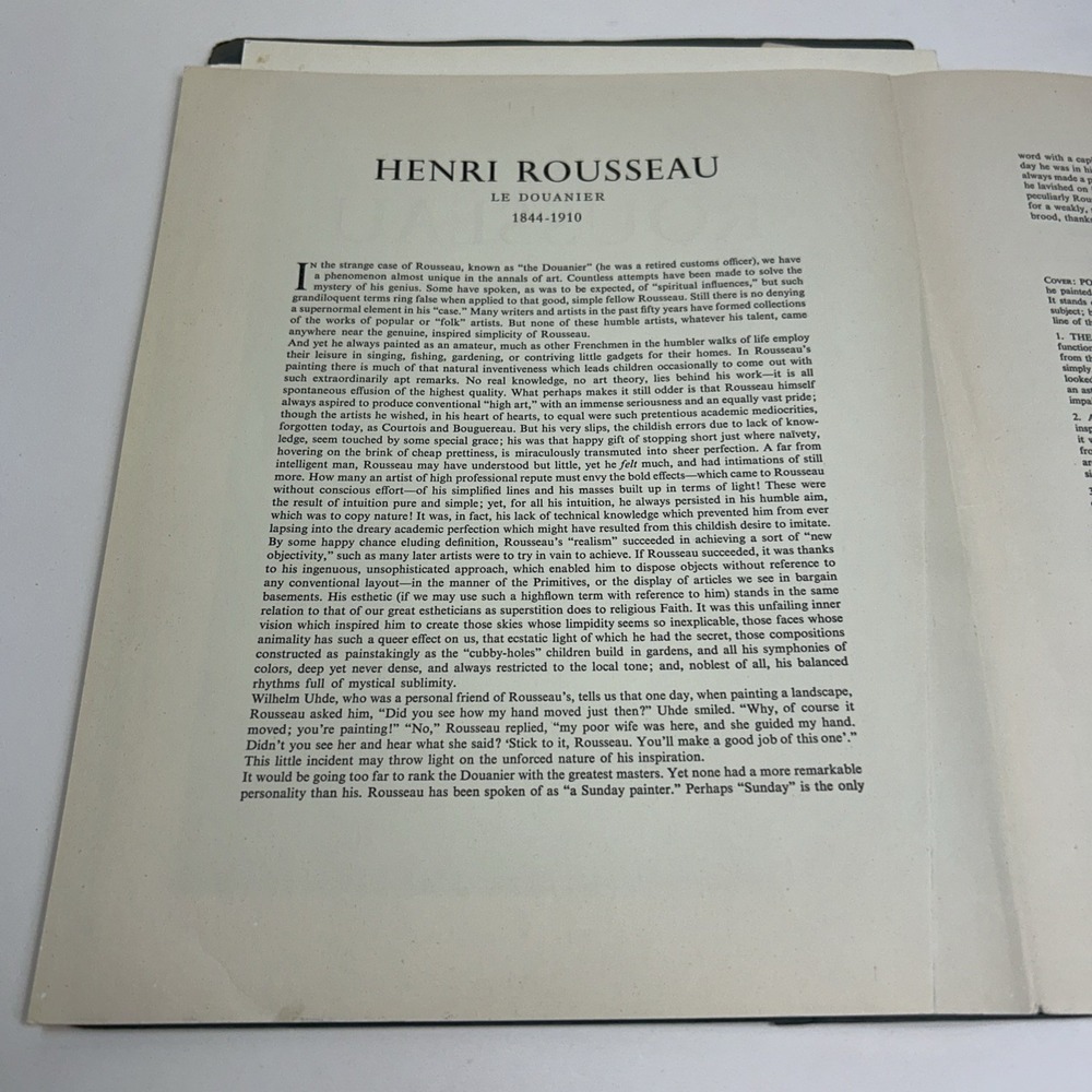 Henri Rousseau Skira Color Prints Colorplate Art Set Of 6 Printed In Switzerland - Picture 6 of 14
